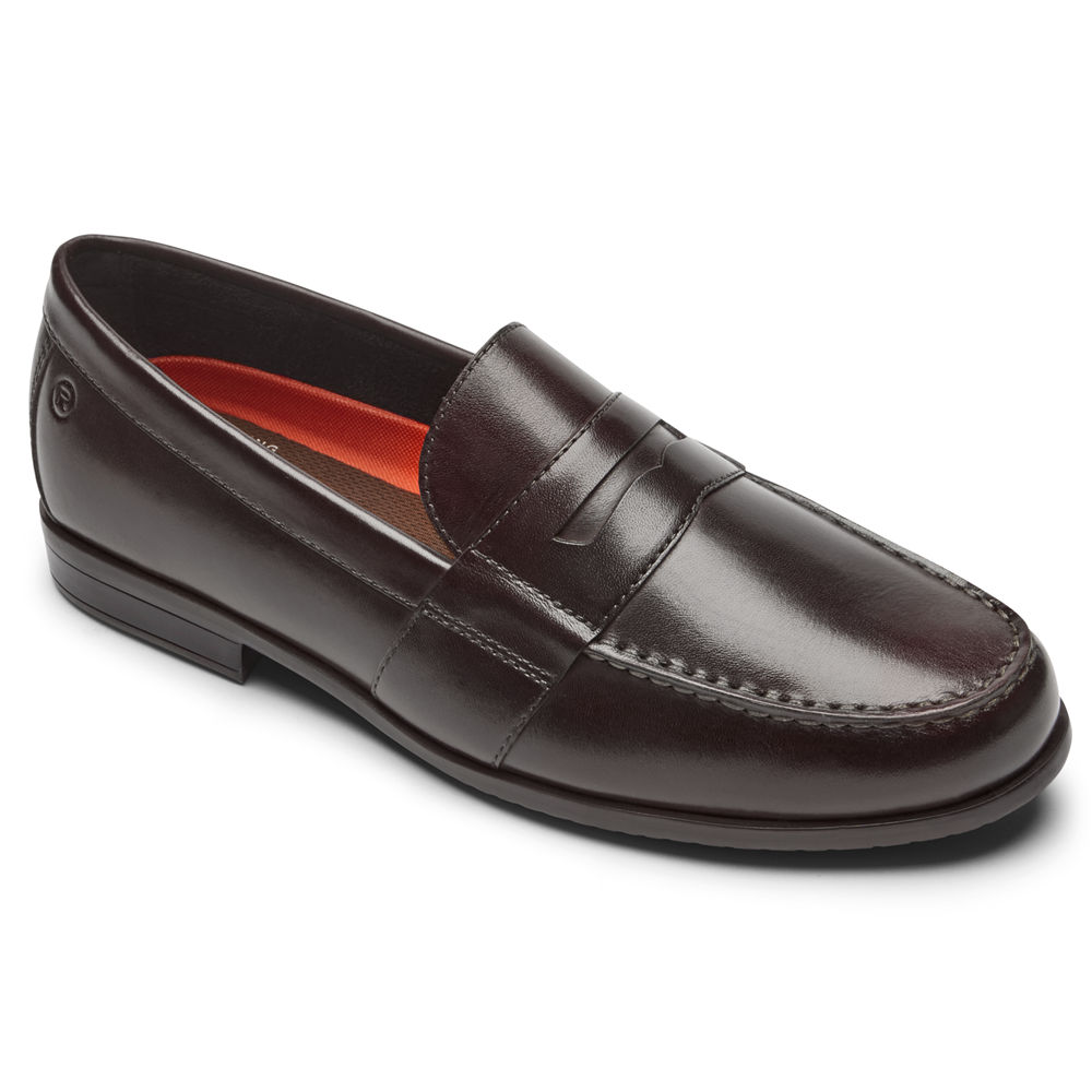 Rockport Loafers Herre Mørke Brune - Classic Lite 2 Penny - EDWS23649